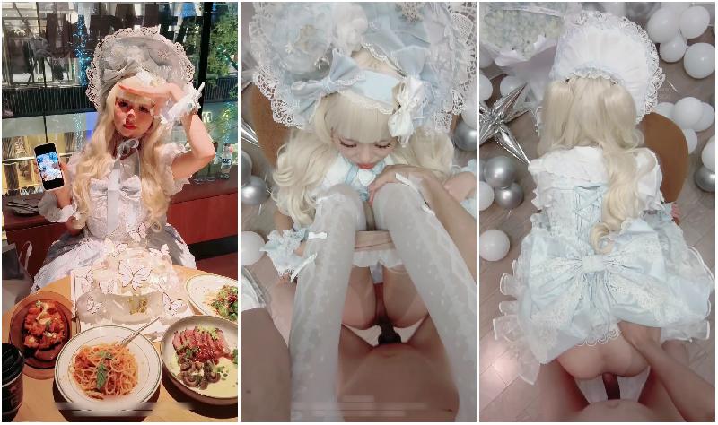 ❤️淫慾反差美少女❤️洛麗塔小可愛成年禮，輕花嫁日系可愛Lolita合法蘿莉白絲LO娘主動上位，軟萌乖巧被操的叫爸爸…